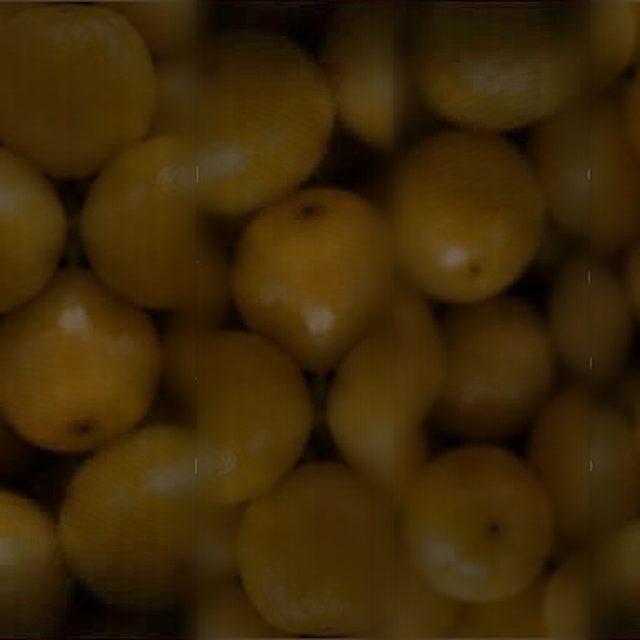 Ripe yellow coffee cherries